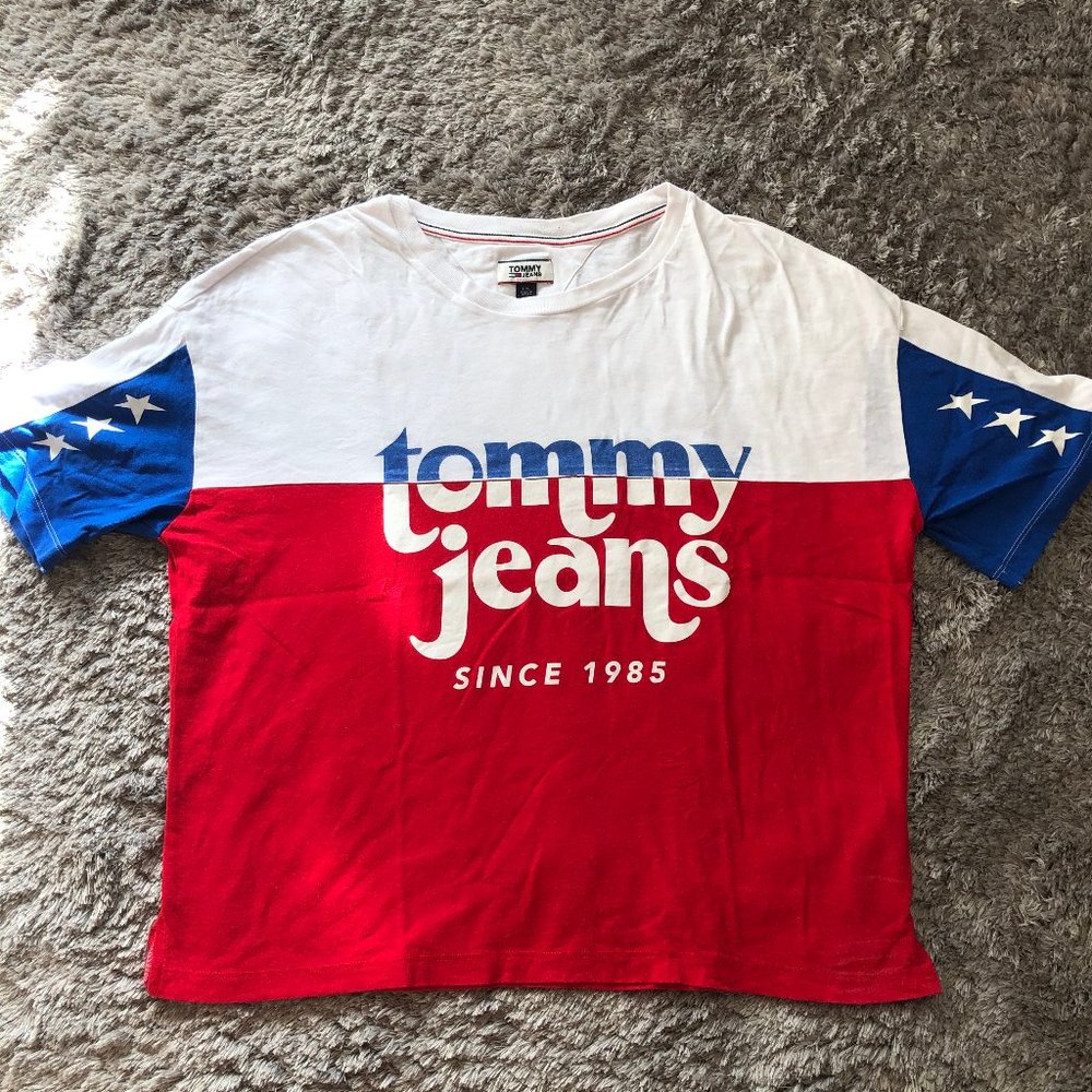 TOMMY HILFIGER Women's Vintage Cropped T-Shirt